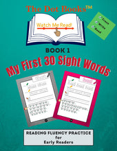 Load image into Gallery viewer, The Dot Books Watch Me Read!            My First 30 Sight    Words! E-book